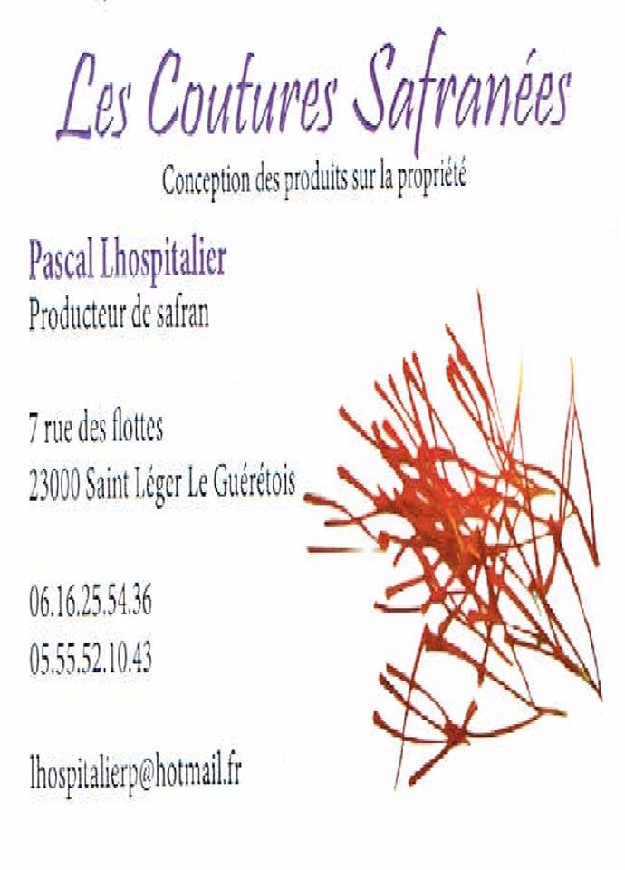 Les coutures safranées